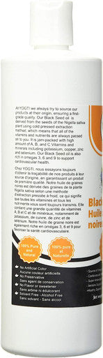 Yogti Black Cumin Seed Oil, Refinedcold Pressed 16 ounce