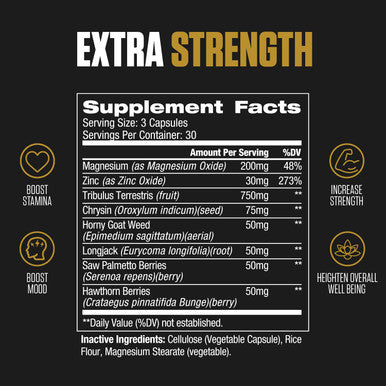 EPN Supplements Stamina Max Booster | #1 Men'S Energy, Stamina & Endurance Supplement | Gain Muscle, Strength & Drive W/ 8 Powerful Ingredients - 180 Capsules