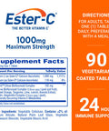 Ester-C Vitamin C 1,000 mg 90 Coated Tablets