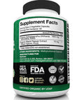 Nutrivein Organic Ashwagan Capsules 1600mg with Black Extract - 120 Vegan Pills - 100% Pure Root Powder Supplement - Supports Relief, Immune, Energy, Stamina & Mood