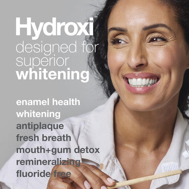 Davids Hydroxi Fluoride Free Nano Hydroxyapatite Whitening + Enamel Health Toothpaste Antiplaque Fresh Breath Remineralizing SLS Free New Whitening Mint 4 oz Made in USA (3 Pack)