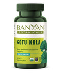 Banyan Botanicals Gotu Kola (Centella Asiatica) Organic Adaptogen & Nootropic Brain Support Supplement For Healthy Memory & Concentration* 90 Tablets Fairly Traded Sustainably Sourced Vegan