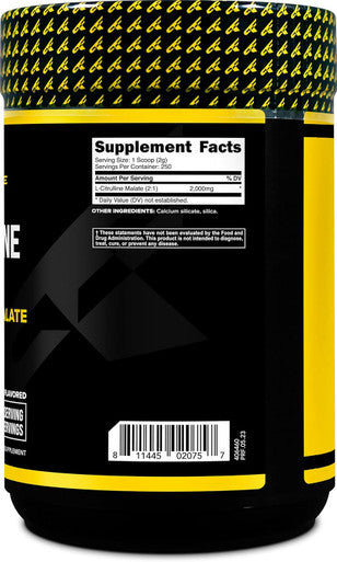Primaforce L-Citrulline Malate Powder Unflavored Pre Workout Supplement 500 grams - Energy Support Aids Recovery Enhances Strength Performance Vegan Non-GMO