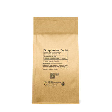 PURE ORIGINAL INGREDIENTS Passion Flower Extract (1Lb) Pure And Natural, Non-Gmo, Gluten-Free