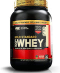Optimum Nutrition 100 Percent Whey Gold Standard Sports Supplements 908 G Vanilla Ice Cream