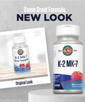 KAL Vitamin K-2 MK-7 ActivMelt | Natural Raspberry Flavor | Bone & Cardiovascular Function Support | No Sugar Added | Lab Verified | 60 Micro Tablets