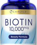 Carlyle Biotin 10000Mcg | 300 Softgels | Max Strength | Non-Gmo, Gluten Free Supplement