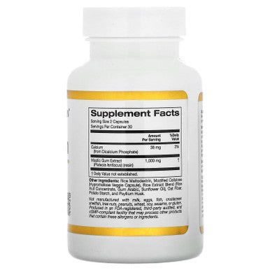 California Gold Nutrition Mastic Gum, 500 Mg, 60 Veggie Capsules