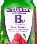 Vitafusion Extra Strength Vitamin B12 Gummy Vitamins For Energy Metabolism Support And Nervous System Health Support, Cherry Flavored, America'S Number 1 Brand, 45 Day Supply, 90 Count