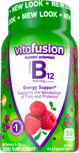 Vitafusion Extra Strength Vitamin B12 Gummy Vitamins For Energy Metabolism Support And Nervous System Health Support, Cherry Flavored, America'S Number 1 Brand, 45 Day Supply, 90 Count