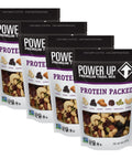 Power Up High Energy Trail Mix By Gourmet Nut, Walnuts, Banana Chips, Cashews, Coconut, Cranberries & Papaya Mix - Keto & Paleo Friendly Snacks - Non GMO Vegan Gluten Free Kosher, 8oz Bags, Pack of 4