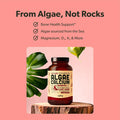 Calcium Supplement - Whole Food With Vitamin K2 & D3, Magnesium, Zinc, Boron, Mineral Complex. Sourced Sustainably From Red Algae. For Bone Strength And Support. Non-Gmo & Vegan 90 Capsules.
