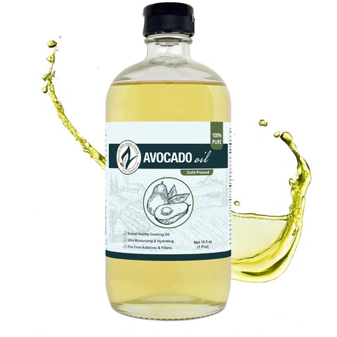 Zatural 100% Avocado Oil Pure Natural without Additives, Clean, Cold Pressed, Non-GMO, Vegan: For Cooking, Frying, Baking and for Sauces, Dressings, Marinades, Salads (32 Ounce)