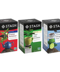Stash Tea Relax and Unwind Tea Sampler - Assorted Specialty Tea Gift Set, Calming Herbal Teas to Support Relaxation, 7 Flavors, 35 Tea Bags