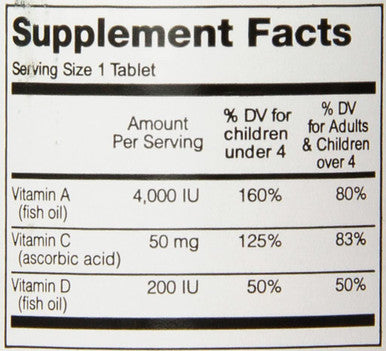 Mason Natural Vitamin Healthy Kids Cod Liver Oil and Vitamin D, Tasty Chewable Orange Flavor, 100-Count, (Pack of 3)