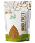 Sweet Nature Golden Monk Fruit Sweetener - Great Brown Sugar Substitute for Diabetics - Gluten-Free, Keto, Organic, 0 Net Carb, and 0 Calories (5 Lb.)