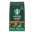 Starbucks Ground Coffee, Medium Roast Coffee, House Blend, 100% Arabica, 1 bag (18 oz)