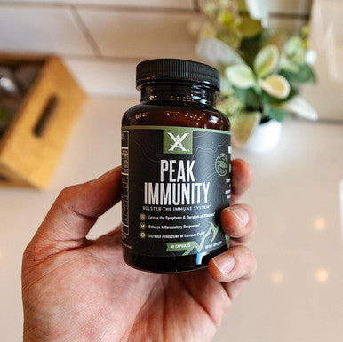 Wilderness Athlete - Peak Immunity Vitamin D, Vitamin C, Zinc Supplements - Immune System Support - Nac Supplement - Quercetin, Elderberry, & Mushroom Supplement - Elderberry Capsules