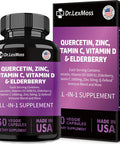 60 Count Quercetin 1000Mg Zinc 50Mg Vitamin C 1000Mg Vitamin D 5000Iu Immune System Support Supplement With Echinacea Ginger Bromelain Sea Moss Garlic Nettle Vegan Capsules For Men And Women,Usa
