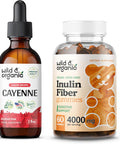 Wild & Organic Cayenne Pepper Tincture 2 Fl Oz & Inulin Gummies