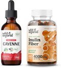 Wild & Organic Cayenne Pepper Tincture 2 Fl Oz & Inulin Gummies