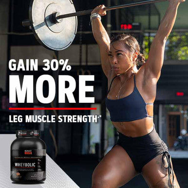 Gnc Amp Wheybolic Protein Powder | Targeted Muscle Building And Workout Support Formula | Pure Whey Protein Powder Isolate With Bcaa | Gluten Free | Classic Vanilla | 25 Servings
