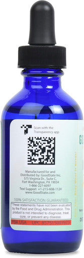 Good State Natural Ionic Zinc Liquid Concentrate Nano Sized Mineral Technology Professional Grade Dietary Supplement 1.6 Fl Oz Glass Bottle (50 Ml)
