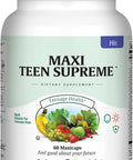 Maxi Health Teen Supreme HIS Vitamins for Boys Ages 12-17 - Multivitamin Capsules for Height Growth Energy Antioxidants & Nutrition Needs