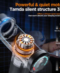 Massage Gun, Portable Deep Tissue Massage Gun For Pain Relief Super Quiet Neck Back Body, 10 Different Heads For Different Muscle Groups, 30 Speed With Lcd Touch Screen