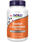 Now Foods Acetyl-L-Carnitine 500Mg 100 VCaps
