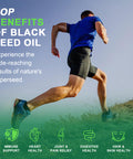 Alliwise Black Seed Oil Softgel, Cold Pressed Black Cumin Nigella Stiva With Irish Sea Moss, Quercetin With Bromelain, Elderberry Extact Enhanced Absorption, Antioxidant, Skin & Hair, Immune Health Support