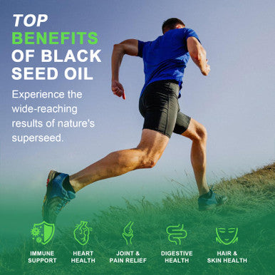 Alliwise Black Seed Oil Softgel, Cold Pressed Black Cumin Nigella Stiva With Irish Sea Moss, Quercetin With Bromelain, Elderberry Extact Enhanced Absorption, Antioxidant, Skin & Hair, Immune Health Support