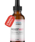 Biolabs Pro Progest Maxx Progesterone Oil Natural Bioidentical Progesterone For Women Hot Flashes & Menopause Support 2Oz Bottle - Six Month Supply
