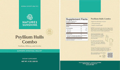 Nature'S Sunshine Psyllium Hulls Combination 11 Oz