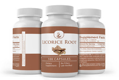 PURE ORIGINAL INGREDIENTS Licorice Root Extract (100 Capsules) Always Pure, No Additives Or Fillers, Lab Verified