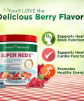 Super Reds Powder by Purity Products Phytonutrient Superfood Drink Mix w/ FloraGLO Lutein Phytonutrient Blend containing Polyphenols Antioxidants More 330 Grams 30 Day Supply