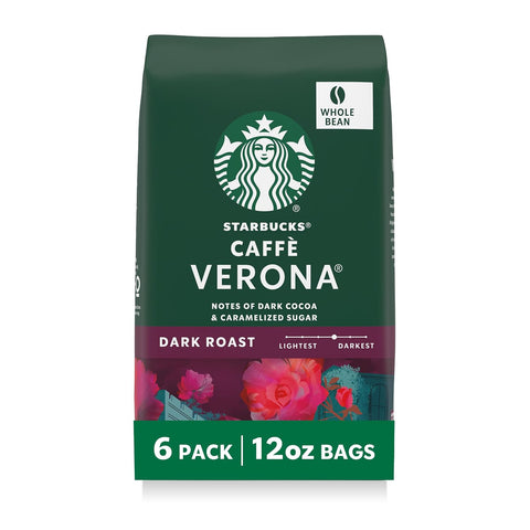Starbucks Whole Bean Coffee, Dark Roast Coffee, French Roast, 100% Arabica, 1 bag (28 oz)