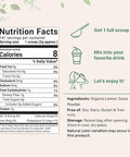 Micro Ingredients 2 Pack Organic Lemon Juice Powder 10 Ounce Rich in Natural Vitamin C (Immune Vitamins) for Immune System Great Flavor for Drinks Smoothie & Beverages Vegan