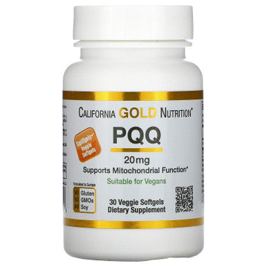 California Gold Nutrition Pqq, 20 Mg, 30 Veggie Softgels
