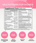 Multivitamin for Women, Nature's Daily Womens Multi Vitamin Supplement for Immune Health Support with Vitamins A, C, D, E and Zinc, Vitamin B12 for Energy with Biotin - 120 Capsules