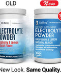 Dr. Berg's Electrolyte Powder, Raspberry & Lemon Natural Flavor - Hydration Drink Mix Supplement w/ 13x Potassium - Boost Energy & Keto Friendly - NO Maltodextrin Sugar & Carb Free - 100 Servings