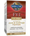 Garden of Life Glucosamine Supplement, FYI Ultra Ultimate Joint and Cartilage Support, 1,500 mg Glucosamine HCI, Vegetarian, Shell-Fish Free, 120 Capsules