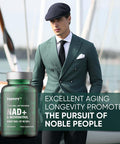 Nad+ Supplement, Nad+&Resveratrol Supplement For Max Absorption For Support Cellular Energy, Aging Defense, 120 Softgels