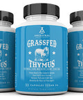 Ancestral Supplements Grass Fed Thymus Extract (Glandular) Supports Immune, Histamine, Allergy Health (180 Capsules)