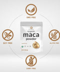 Deal Supplement Organic Peruvian Maca Root Powder 3lbs Easily Digested Gelatinized Form Herbal Superfoods Supplement for Men & Women Supports Immune & Energy Health Non-GMO