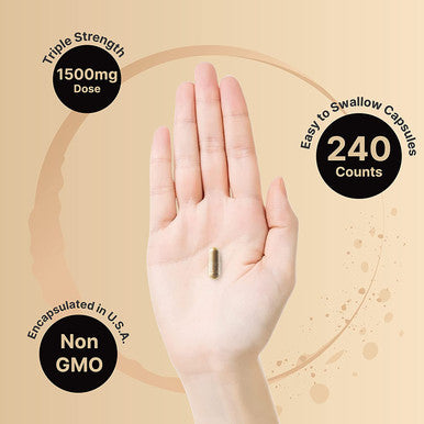 Mucuna Pruriens Capsules Triple Strength 1500Mg Per Serving 2 In 1 Formula Made With Mucuna And Ashwagandha 240 Capsules 30 Natural Ldopa For Positive Mood Relaxation Restoration