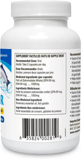 North American Herb and Spice Polar Power GelCapsules 60Fish Oil Caps.