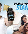 Flawless For Men Stamina | L-Arginine, L -Citrulline & Nitric Oxide Supplement For Men | Promotes Male Vitality, Blood Flow And Endurance | 60 Capsules