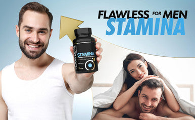 Flawless For Men Stamina | L-Arginine, L -Citrulline & Nitric Oxide Supplement For Men | Promotes Male Vitality, Blood Flow And Endurance | 60 Capsules