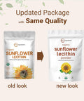Micro Ingredients Organic Sunflower Lecithin Powder, 1 Pound, Sustainable Farmed, Cold Pressed, Rich In Phosphatidyl Choline And Protein, Making Liposomal Vitamin C, Lactation Supplement, Non-Gmo